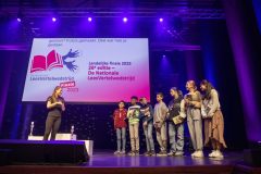 Nederland, Amersfoort, 2023Leesvertelwedstrijd 2023, Stichting Woord en Gebaar, de Flint AmersfoortFoto: Bob Bronshoff