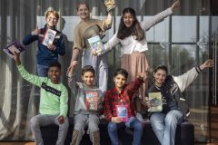 Nederland, Amersfoort, 2023Leesvertelwedstrijd 2023, winnaar Bob Bolier, Stichting Woord en Gebaar, de Flint AmersfoortFoto: Bob Bronshoff